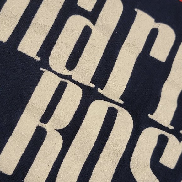 Vintage Oneita Power-T Blue Charlie Rose Single Stitched T-Shirt XXL - Picture 4 of 10